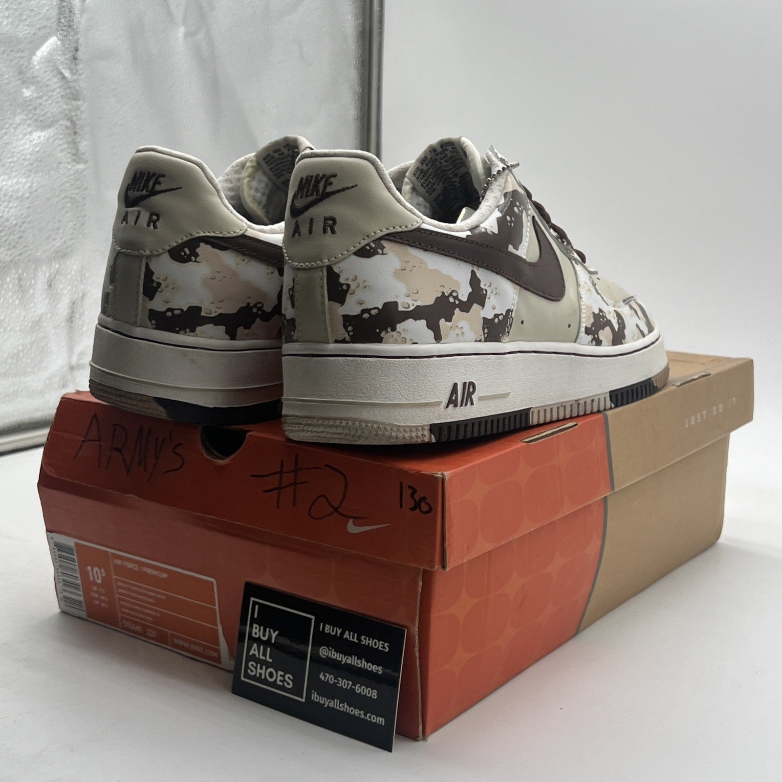Size 10.5 - Nike Air Force 1 Low Brown (313641-221)