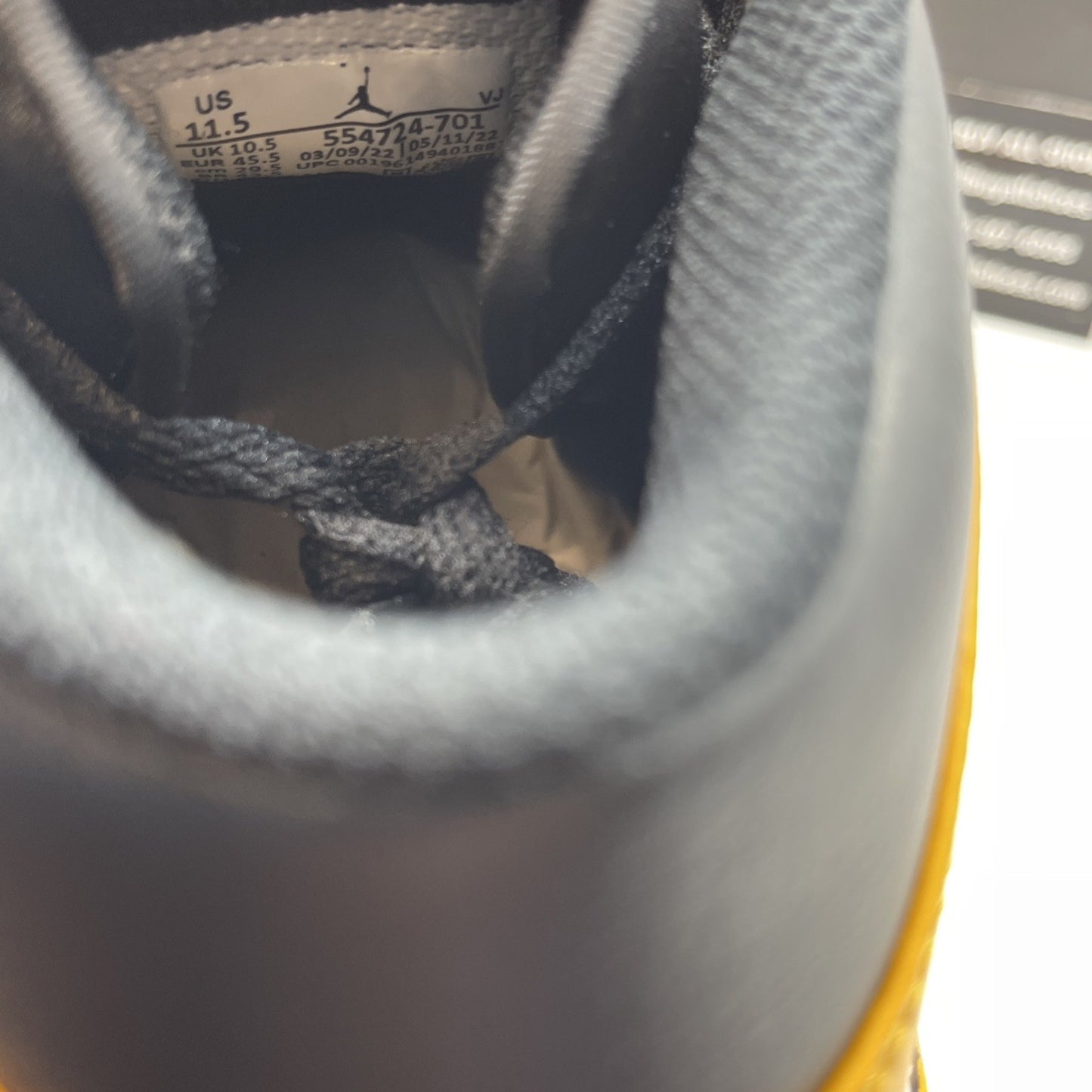 Size 11.5 - Air Jordan 1 Mid Taxi 2022 Leather (554724-701)