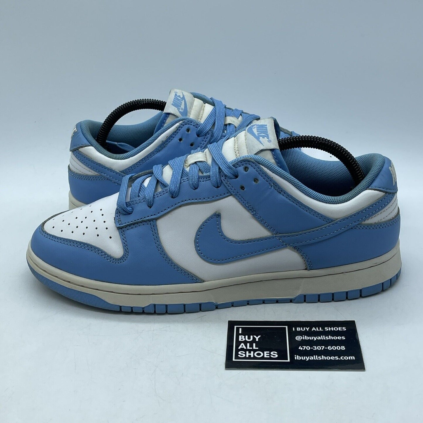Size 9 - Nike Dunk Low University Blue White Suede Leather (DD1391-102)