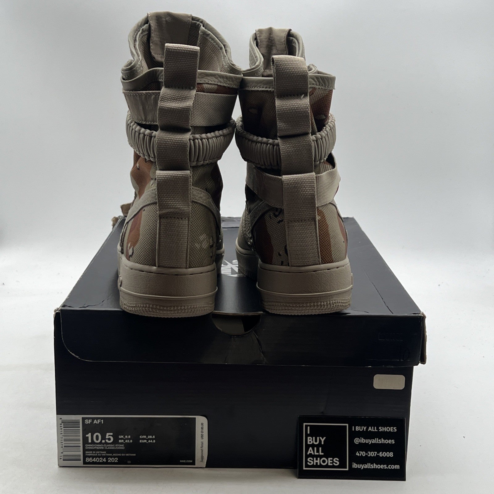Size 10.5 - Nike SF Air Force 1 Desert Camo (864024-202)