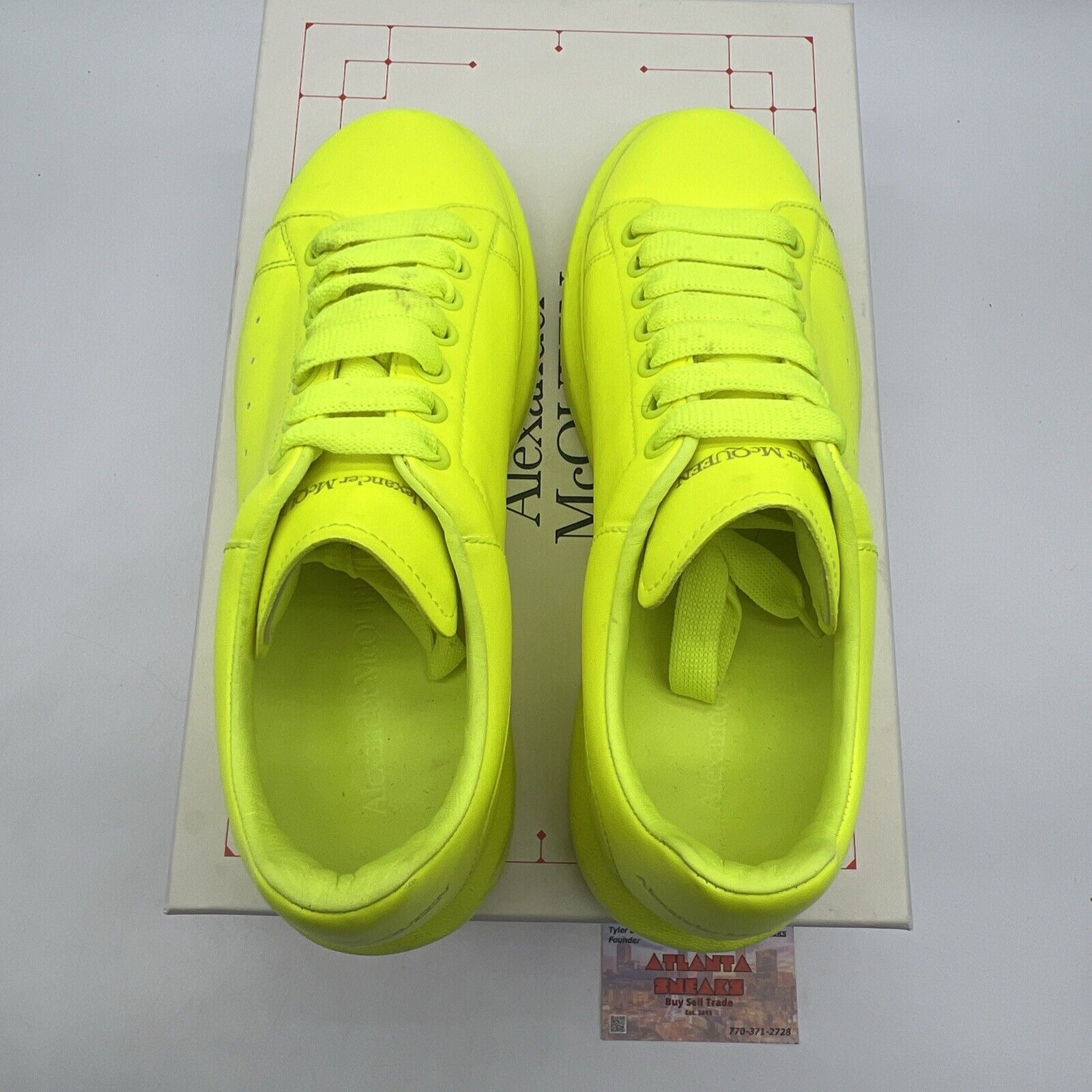 Size 7 - Alexander McQueen Fluorescent Yellow