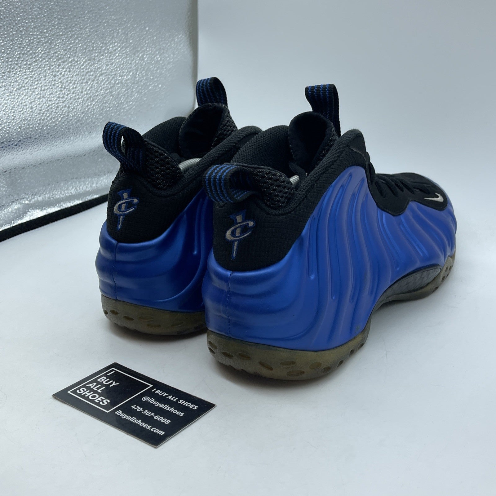 Size 11.5 - Nike Air Foamposite One XX Royal Blue Black Suede (895320-500)
