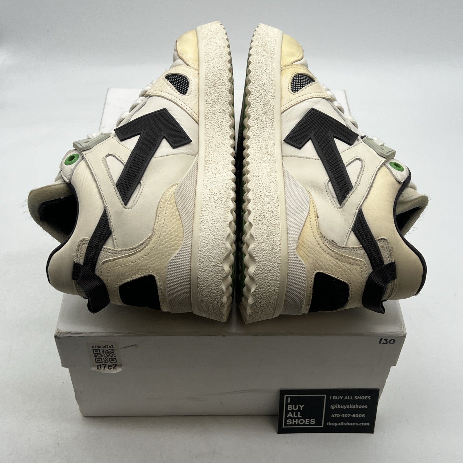 Size 45 - Off-White Mid Sponge Green White Shoes Sneakers Virgil