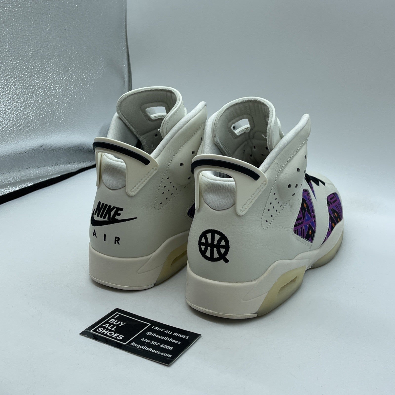 Size 10.5 - Air Jordan 6 Retro Quai 54 Purple White Suede Leather (CZ4152-101)