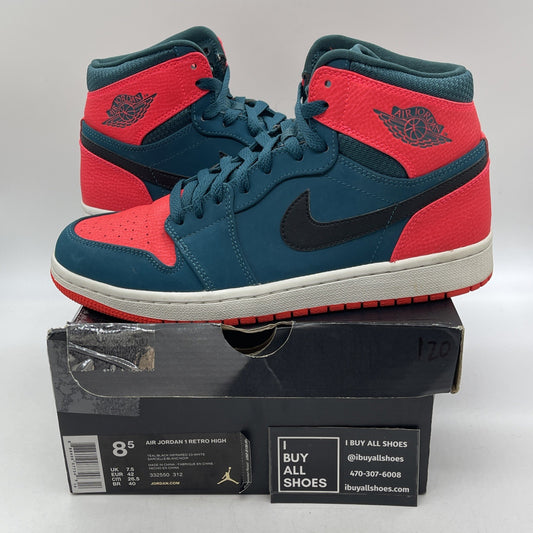 Size 8.5 - Air Jordan 1 Retro High Russell Westbrook Blue Suede (332550-312)