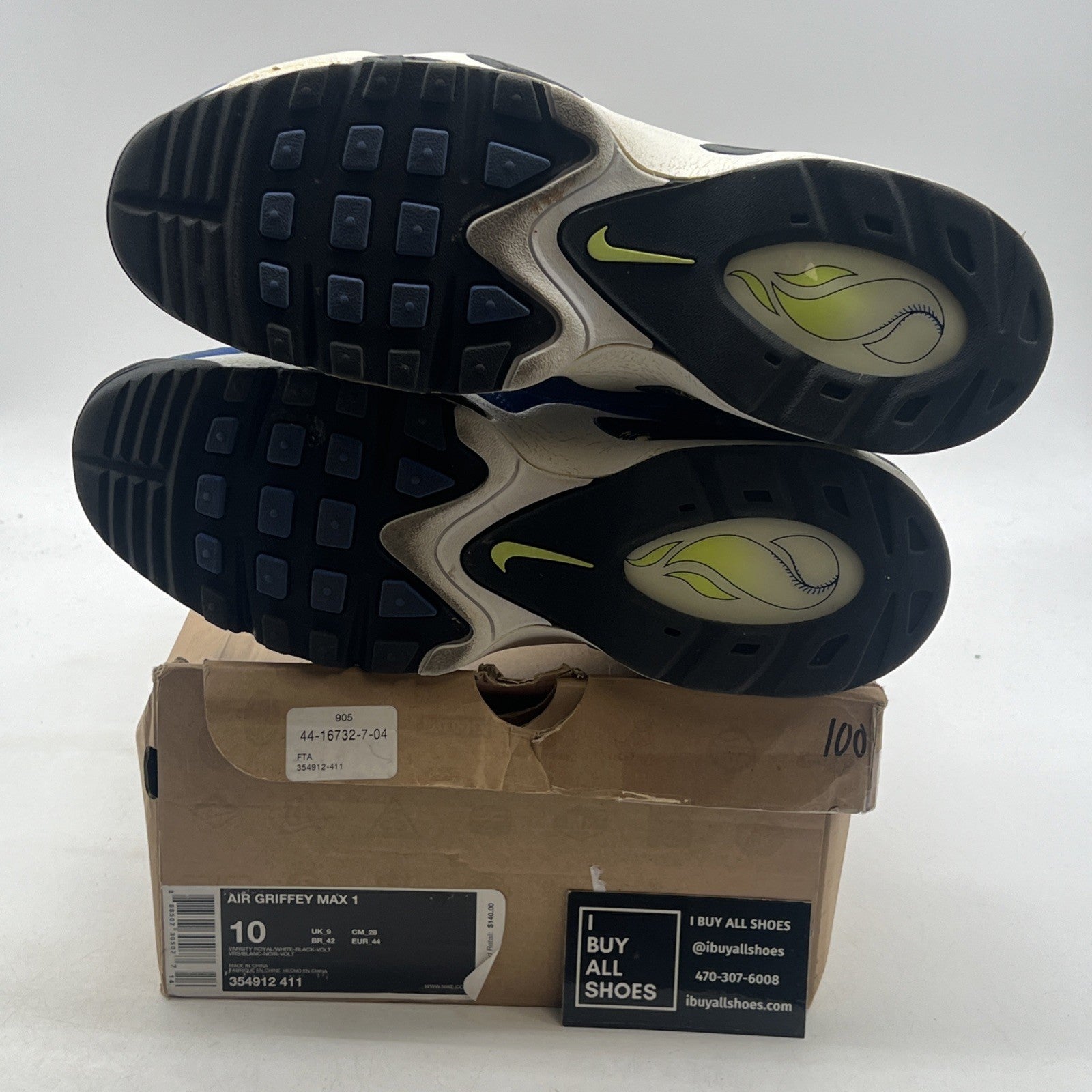 Size 10 - Nike Air Griffey Max 1 Varsity Royal (354912-411)