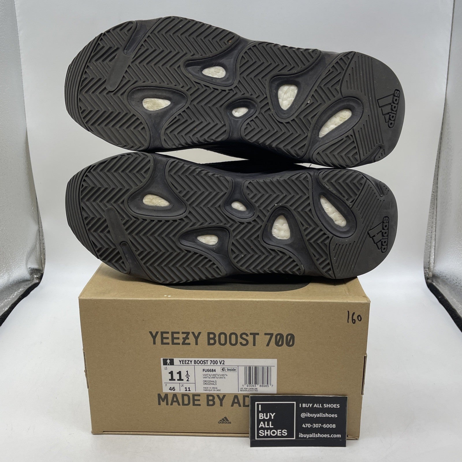 Size 11.5 - adidas Yeezy Boost 700 V2 Vanta (FU6684)