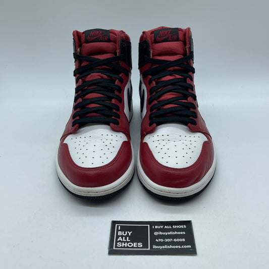 Size 11.5W - Air Jordan 1 Retro OG High Satin Red White Leather (CD0461-601)