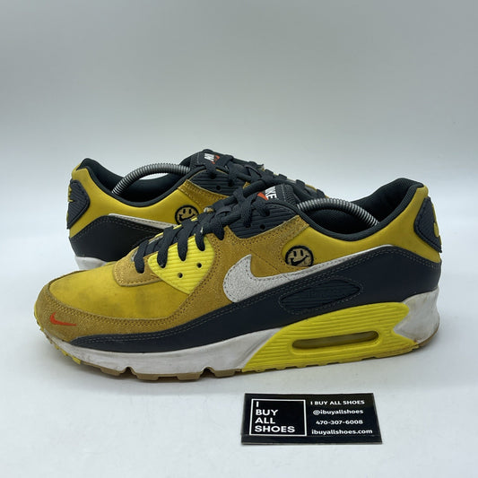 Size 12 - Nike Air Max 90 SE Go The Extra Smile Yellow Grey (DO5848-700)