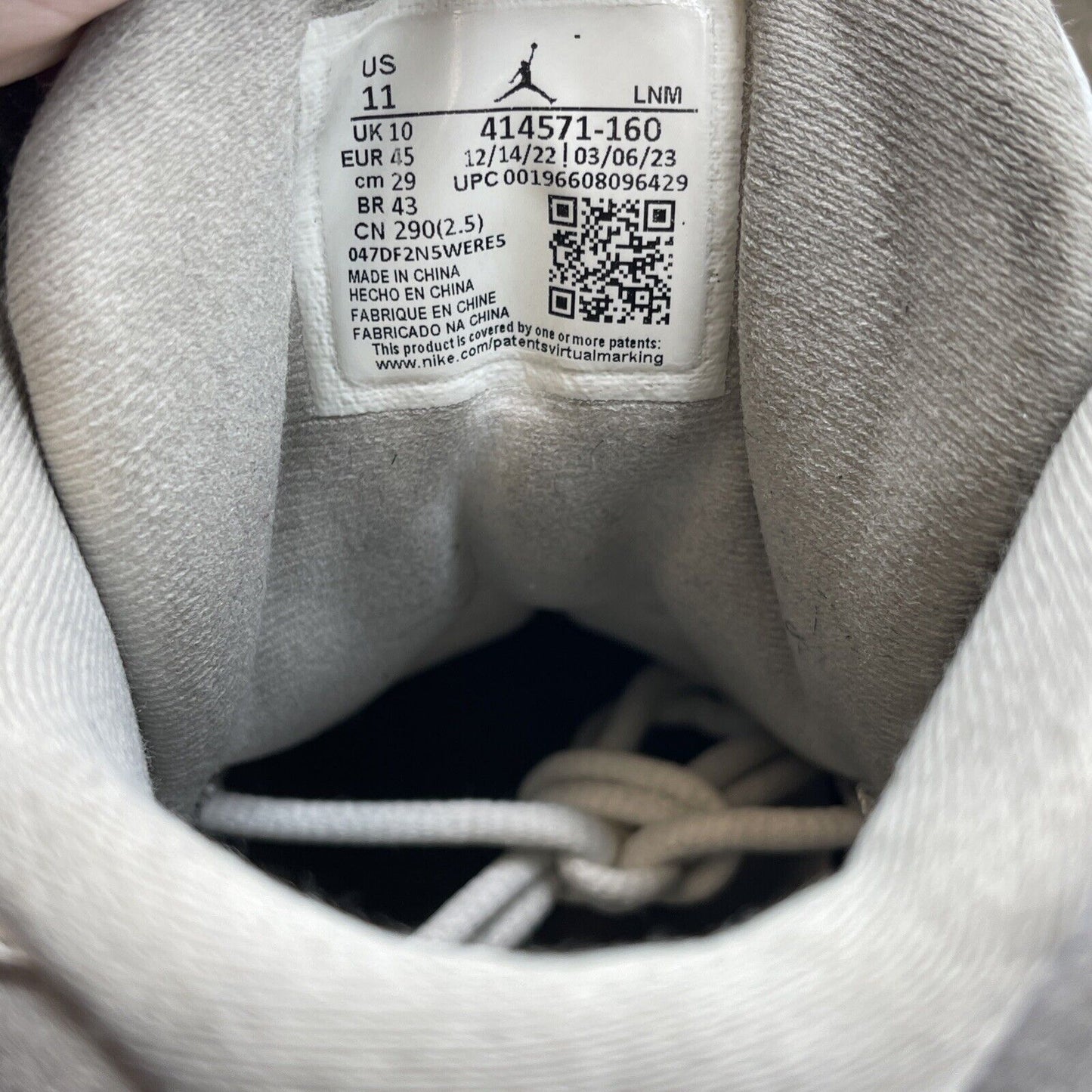 Size 11 - Air Jordan 13 Retro White Wolf Grey Suede Leather (414571-160)