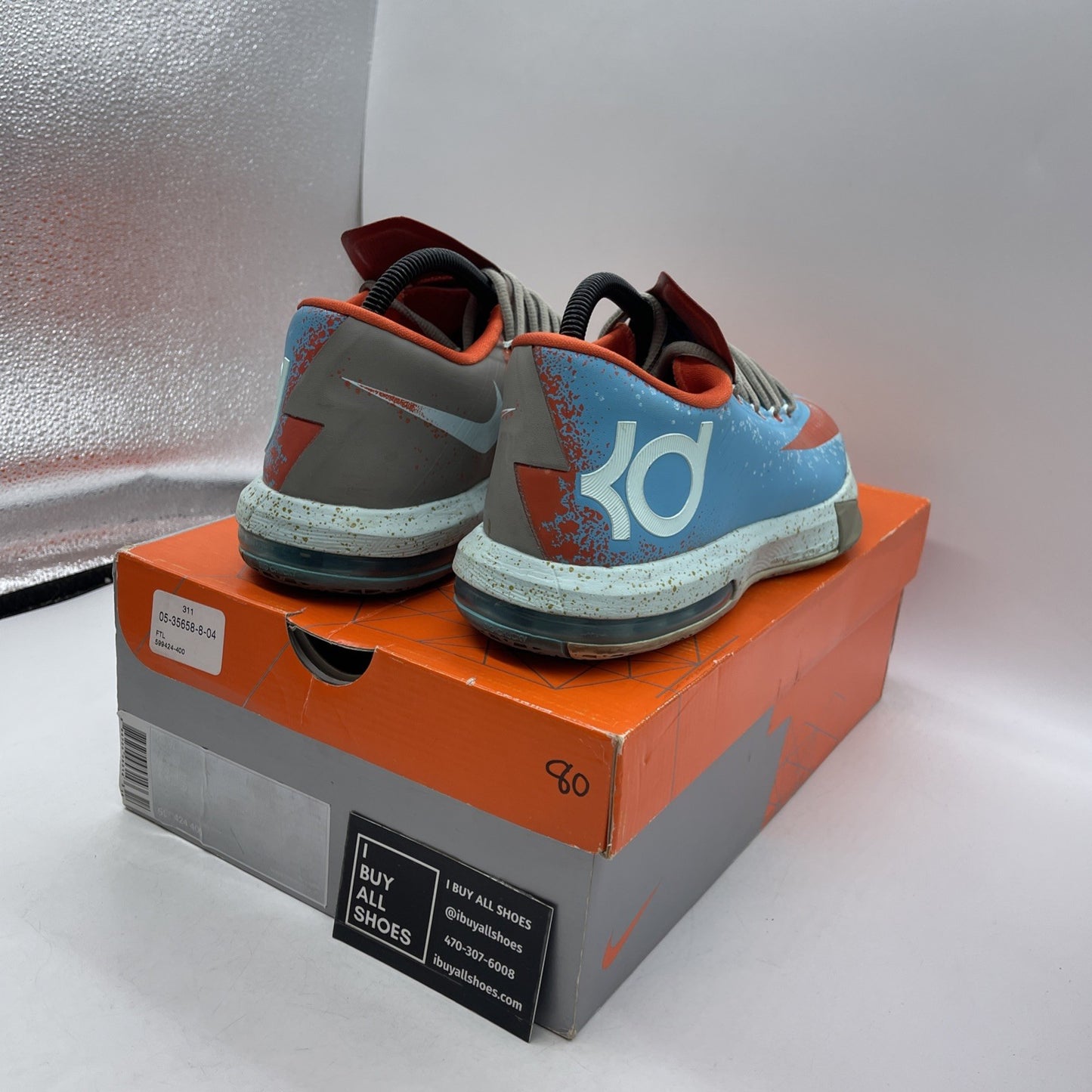 Size 8.5 - Nike KD 6 Maryland Blue Crab (599424-400)