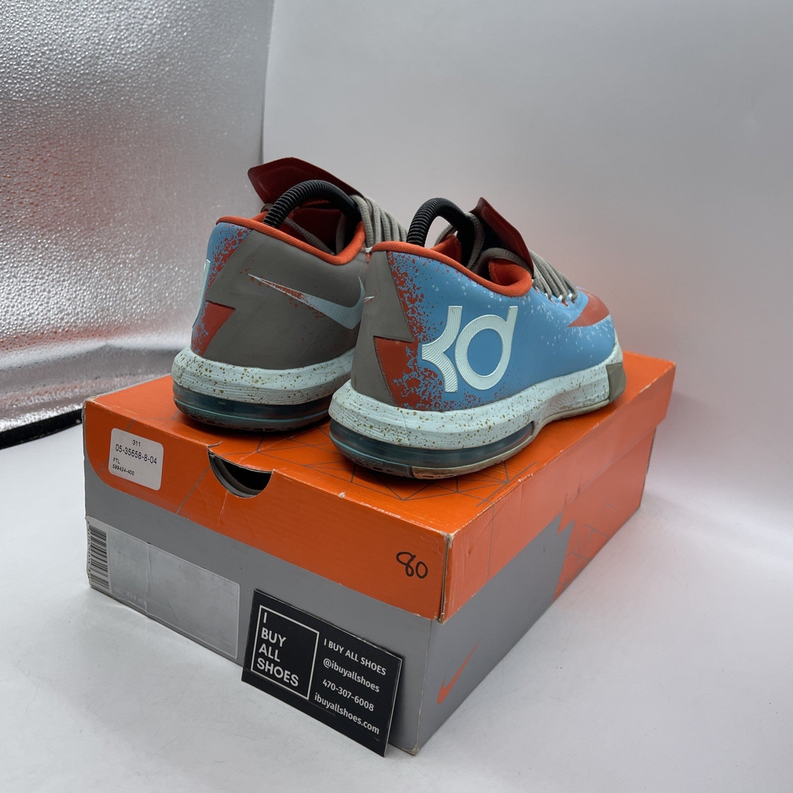 Size 8.5 - Nike KD 6 Maryland Blue Crab (599424-400)