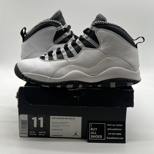 Size 11 - Air Jordan 10 Retro 2013 Steel (310805-103)