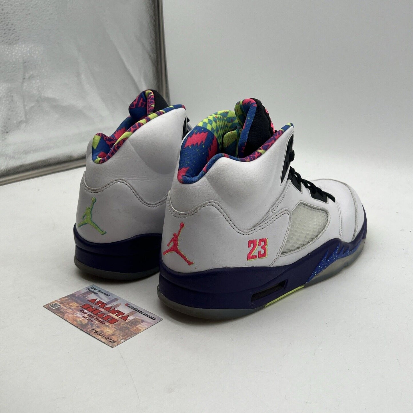 Size 9.5 - Jordan 5 Retro Alternate Bel-Air 2020 White Purple (DB3335-100)