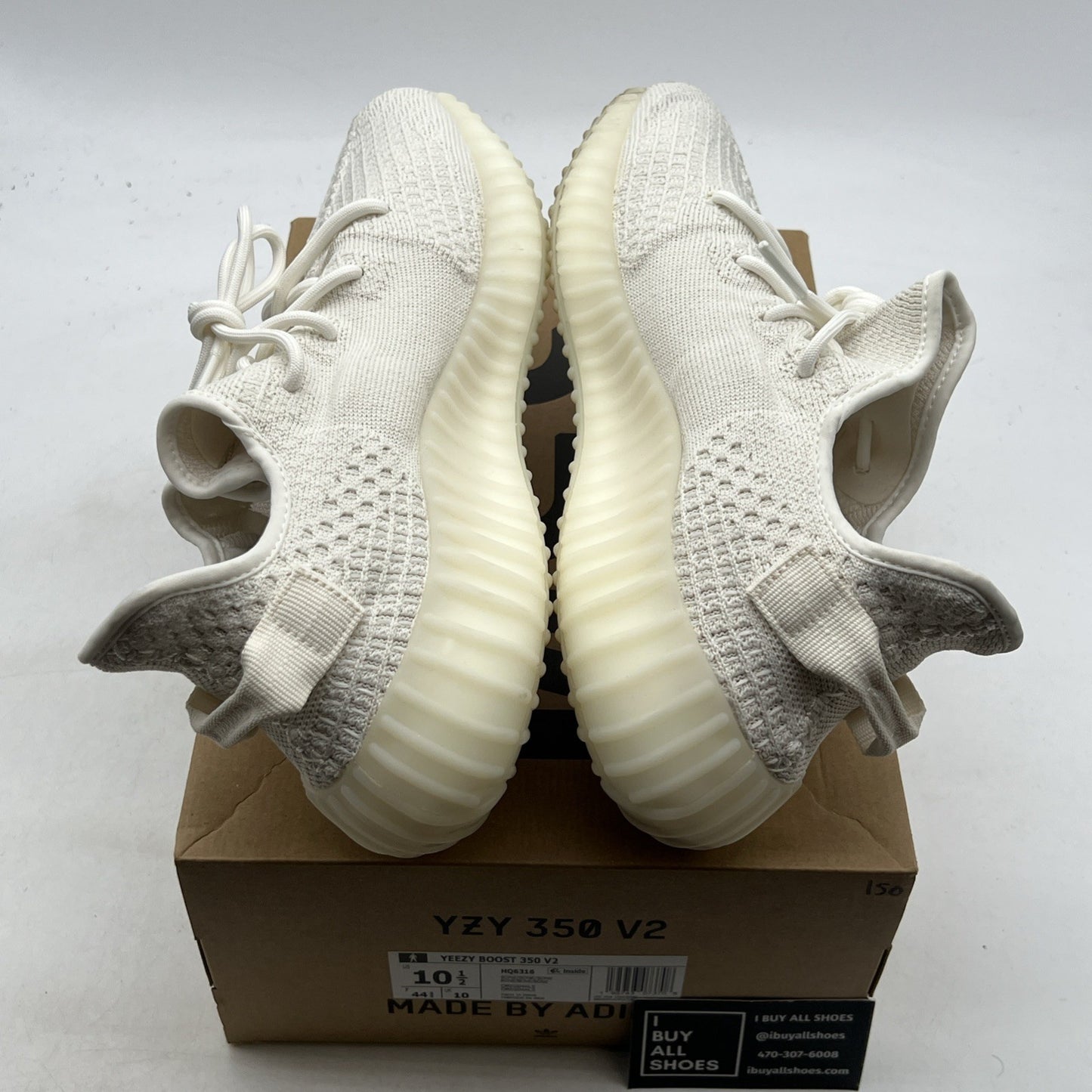 Size 10.5 - adidas Yeezy Boost 350 V2 Low Bone (HQ6316)