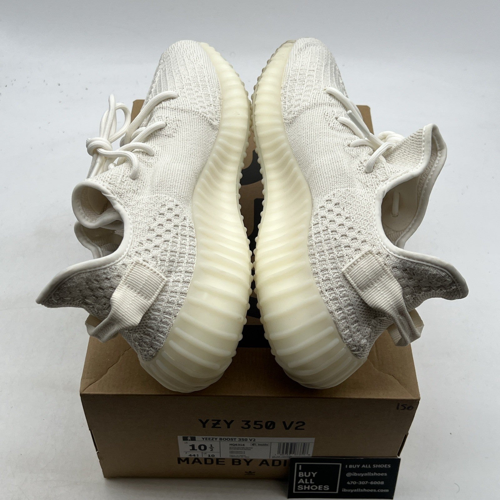 Size 10.5 - adidas Yeezy Boost 350 V2 Low Bone (HQ6316)