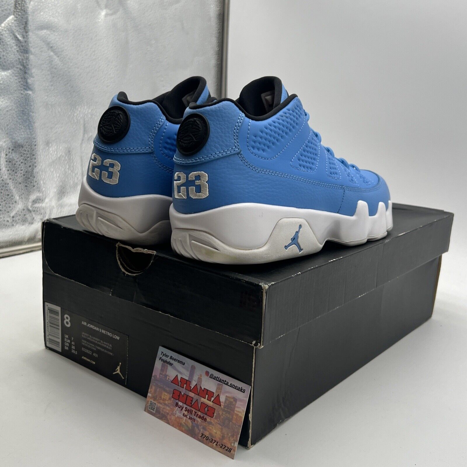 Size 8 - Air Jordan 9 Retro Low Pantone (832822-401)