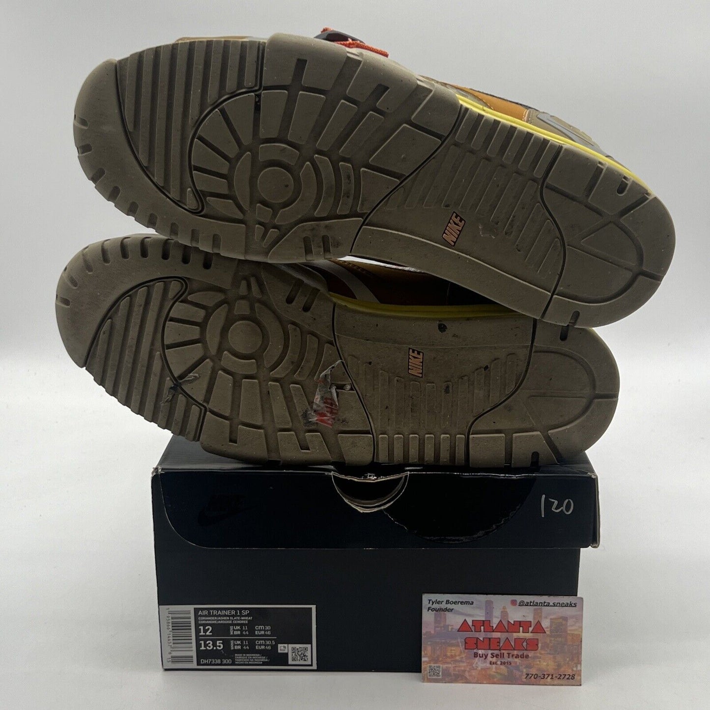 Size 12 - Nike Air Trainer 1 Coriander Yellow Orange (DH7338-300)