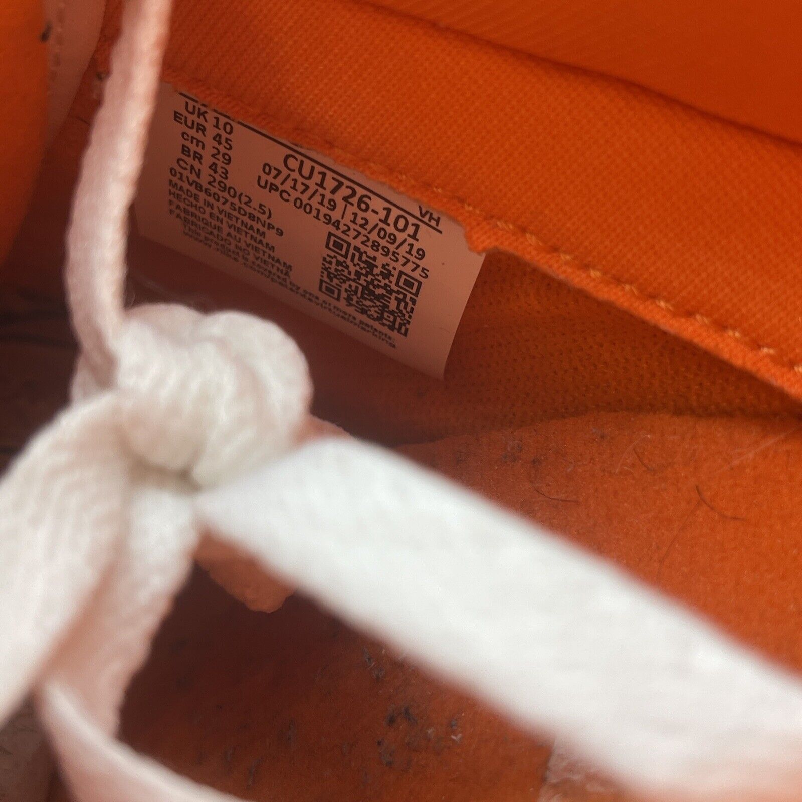 Size 11 - Nike Dunk Low Retro SP Syracuse 2020 Orange White Leather (CU1726-101)