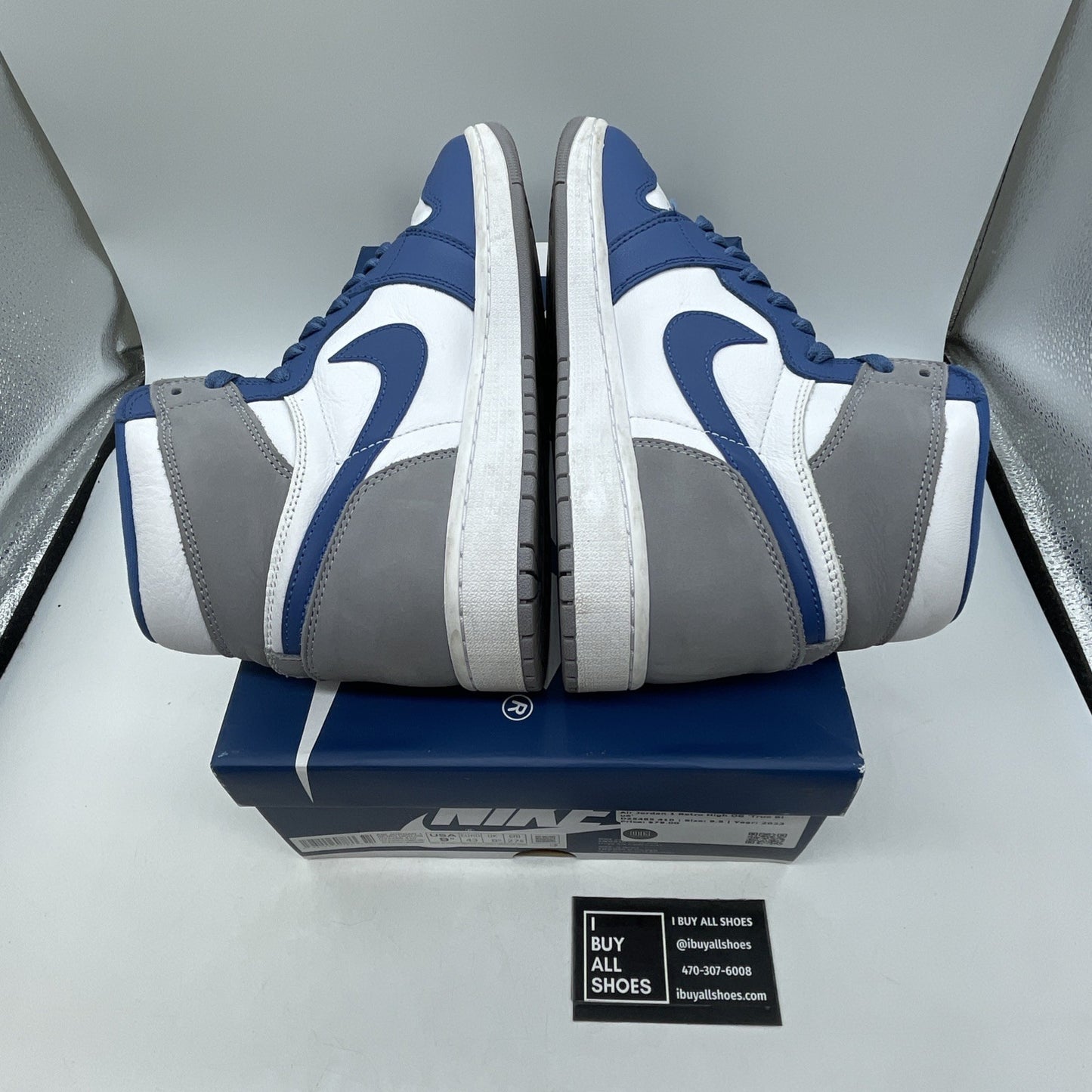 Size 9.5 - Air Jordan 1 Retro OG High True Blue (DZ5485-410)