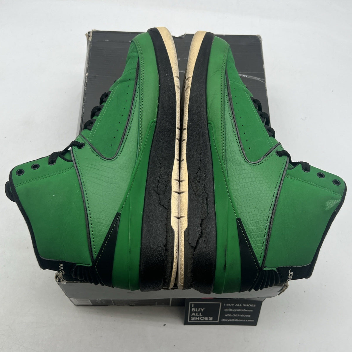 Size 8.5 - Air Jordan 2 Retro QF Candy Green (395709-301)