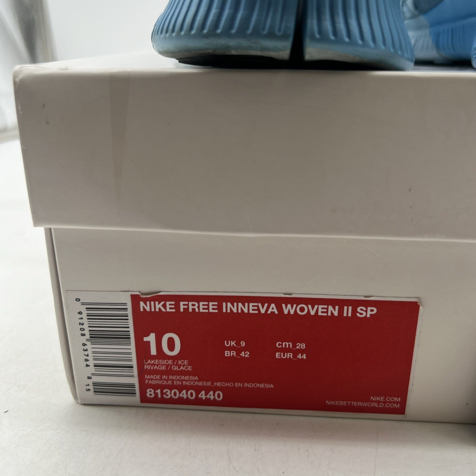 Size 10 - Nike Free Inneva Woven 2 SP Blue (813040-440)