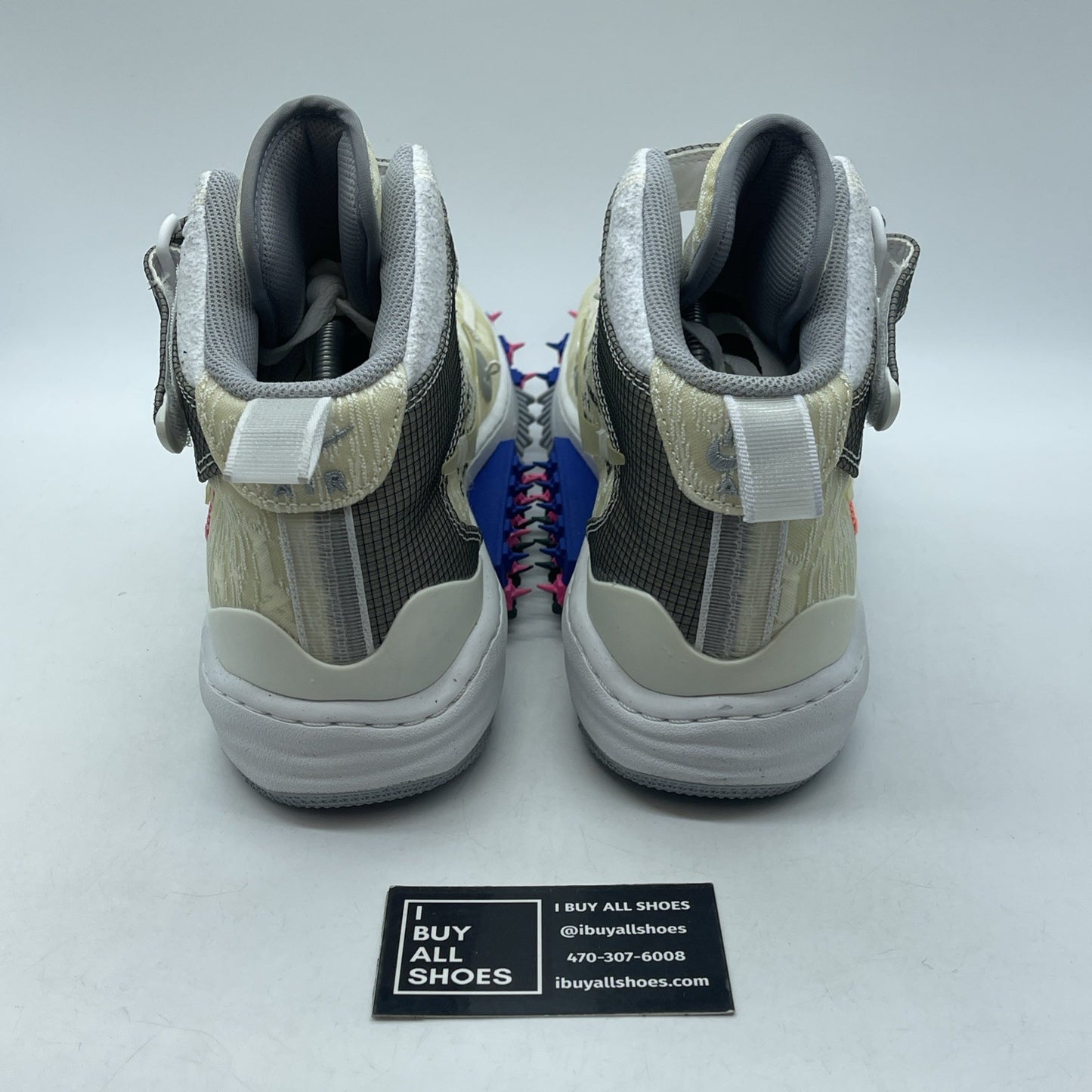 Size 12 - Nike Air Force 1 x Off-White White 2022 Grey Suede (DO6290-100)