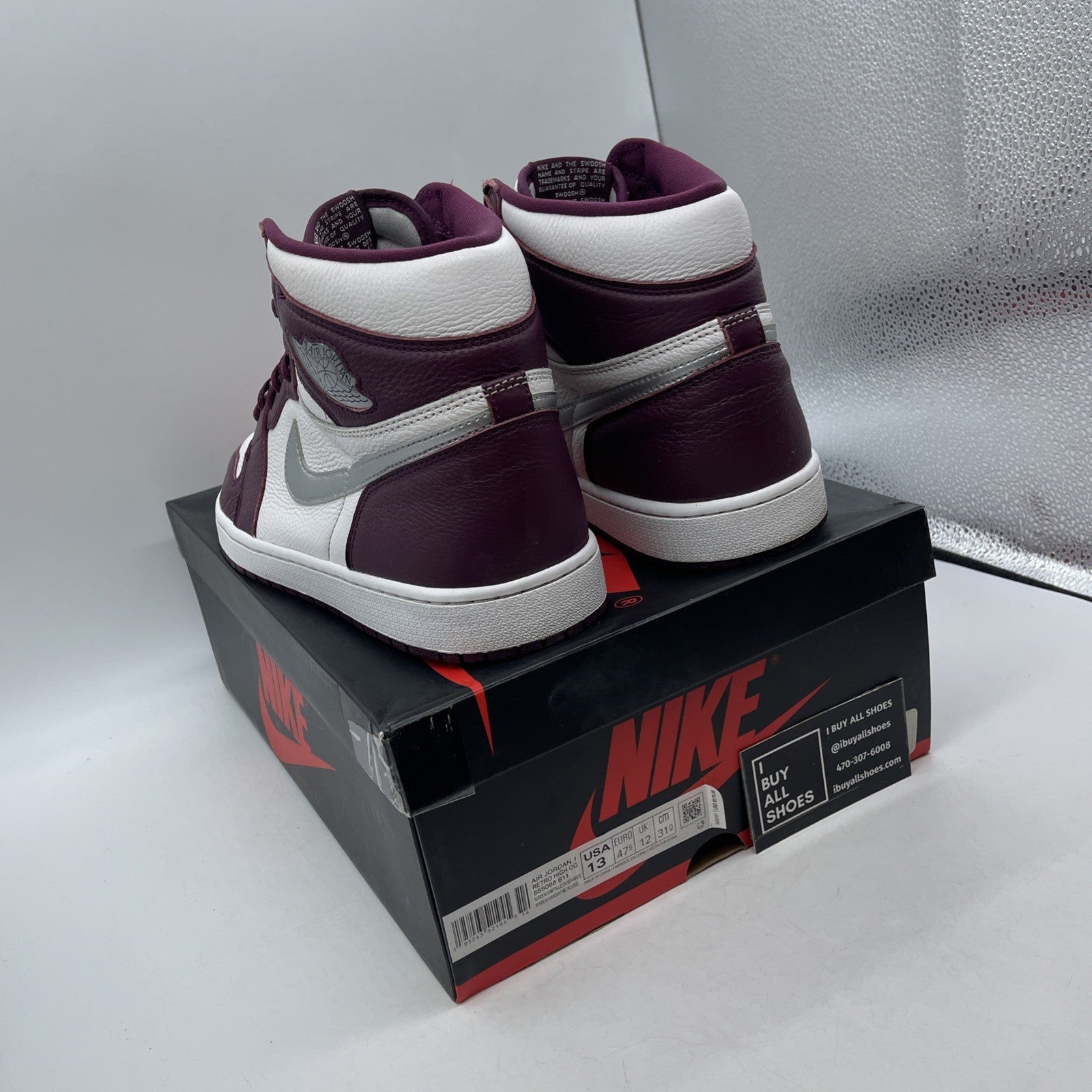 Size 13 - Air Jordan 1 Retro High OG Bordeaux (555088-611)