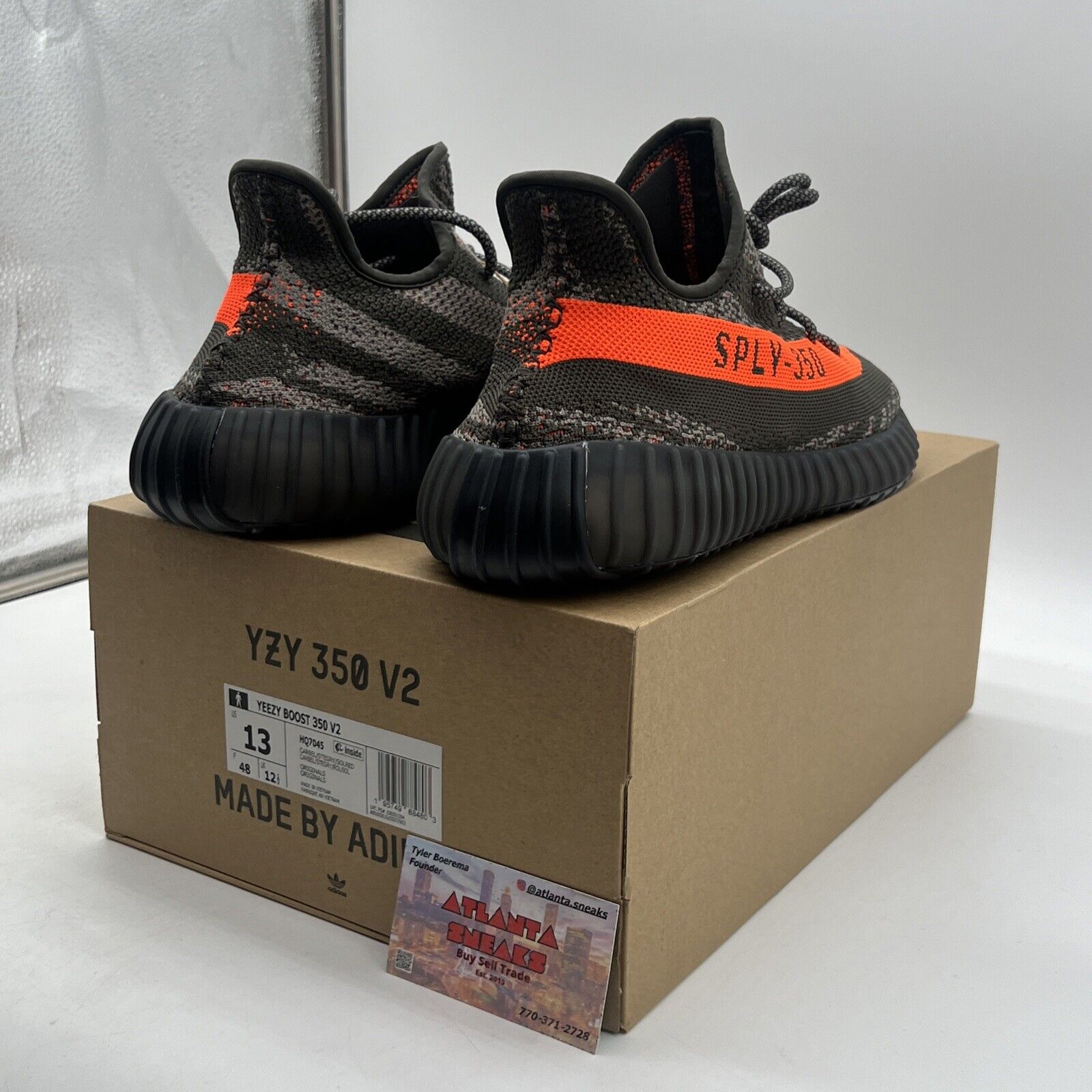 Size 13 - adidas Yeezy Boost 350 V2 Low Carbon Beluga (HQ7045)