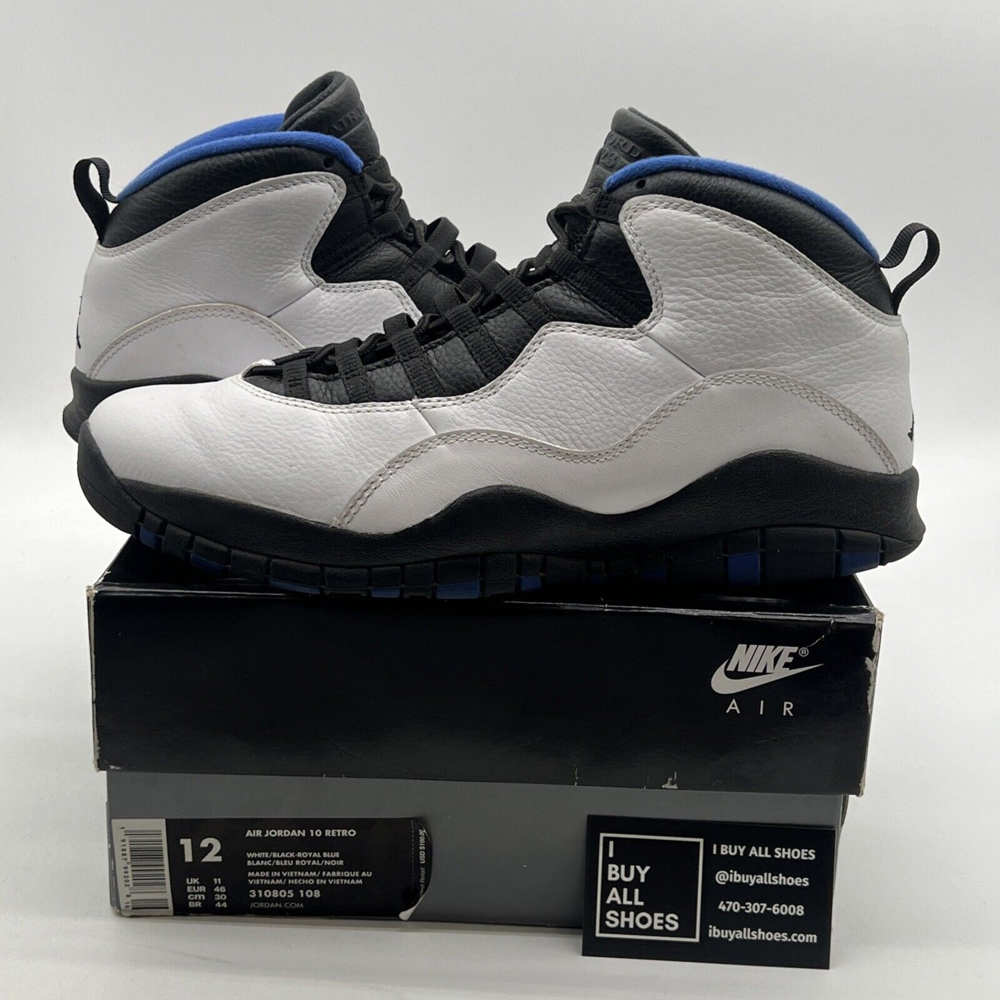 Size 12 - Air Jordan 10 Retro 2018 Orlando (310805-108)