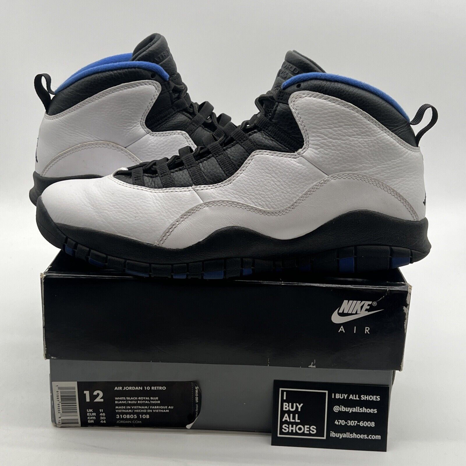 Size 12 - Air Jordan 10 Retro 2018 Orlando (310805-108)