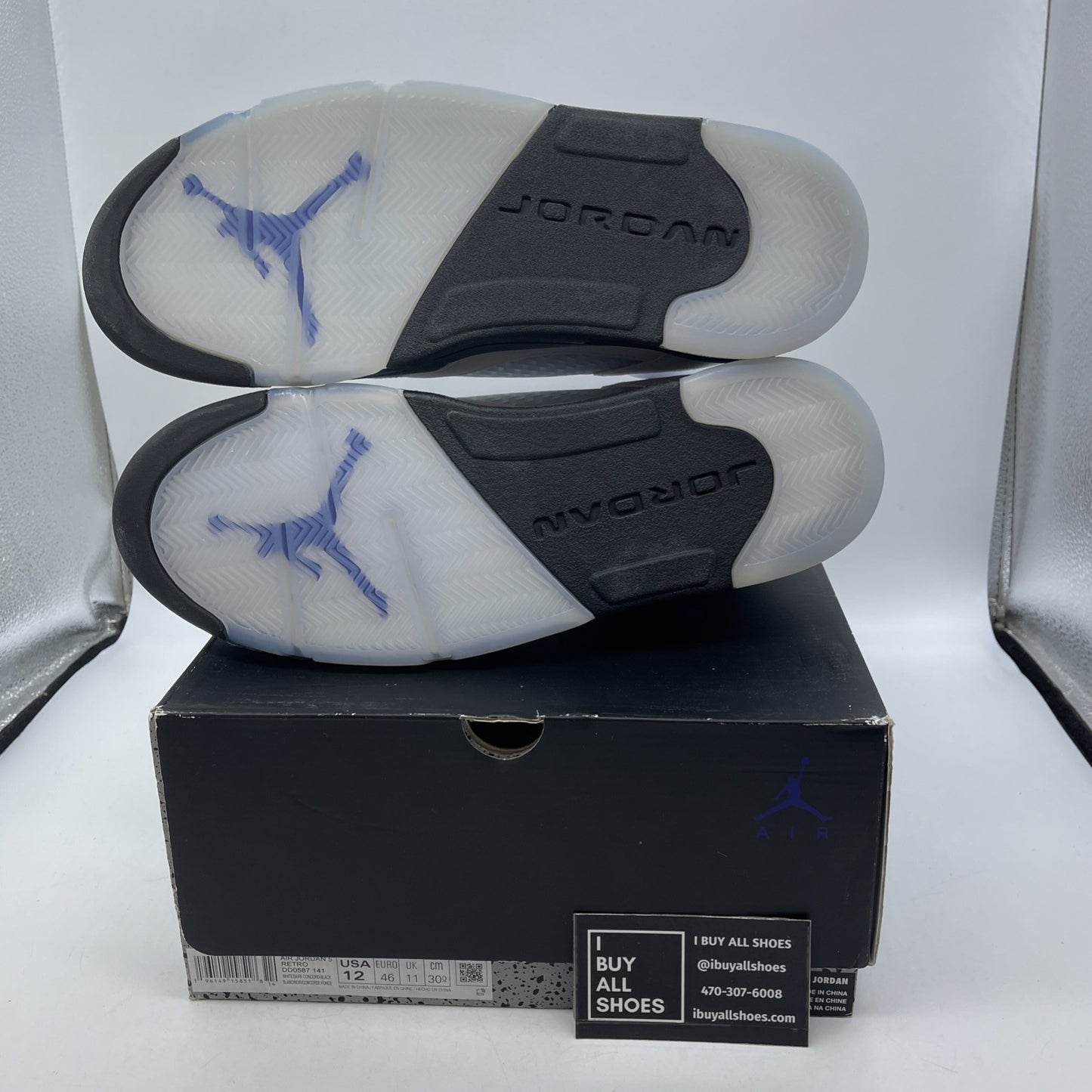 Size 12 - Air Jordan 5 Concord 2022 (DD05587-141)