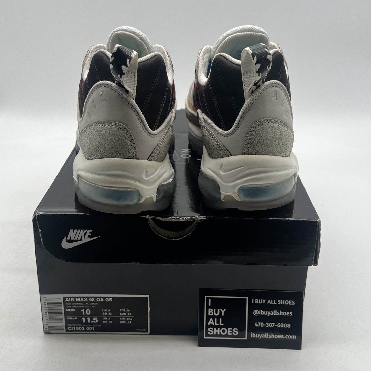 Size 10 - Nike Air Max 98 OA GS Low On Air: NYC La Mezcla (CL1502-001)