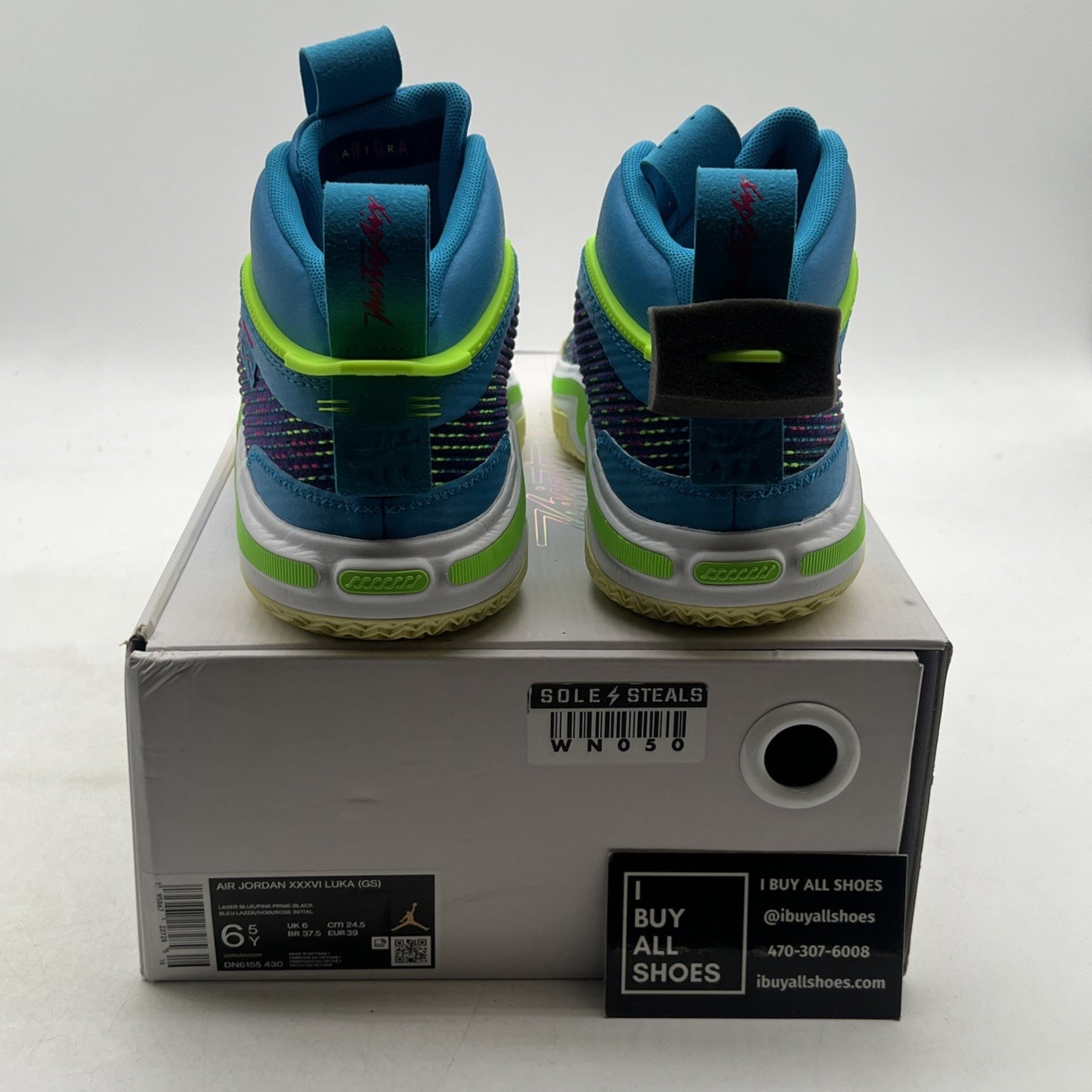 Size 6.5Y - NIKE AIR JORDAN XXXVl LUKA DONCIC SNEAKERS NEW YOUTH (DN6155-430)