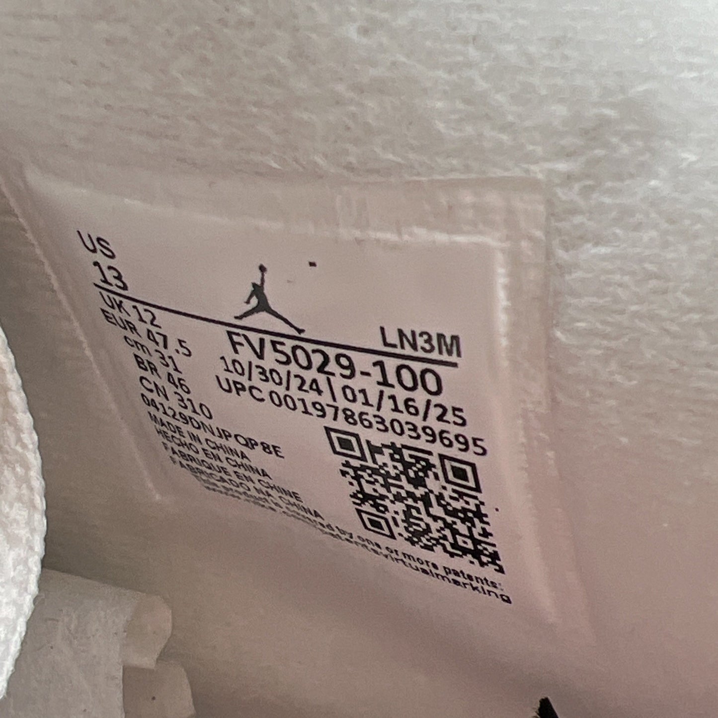 Size 13 - Air Jordan 4 Retro OG 2025 White Cement (FV5029-100)