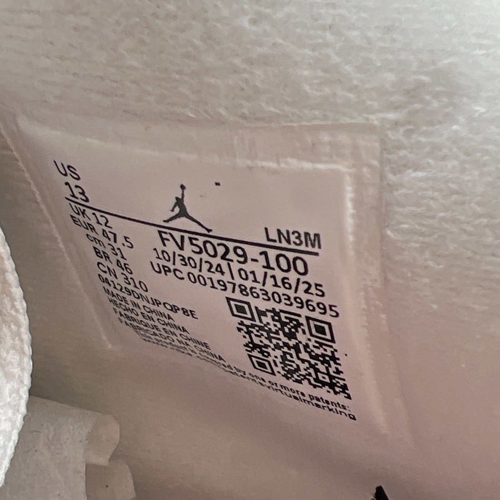 Size 13 - Air Jordan 4 Retro OG 2025 White Cement (FV5029-100)