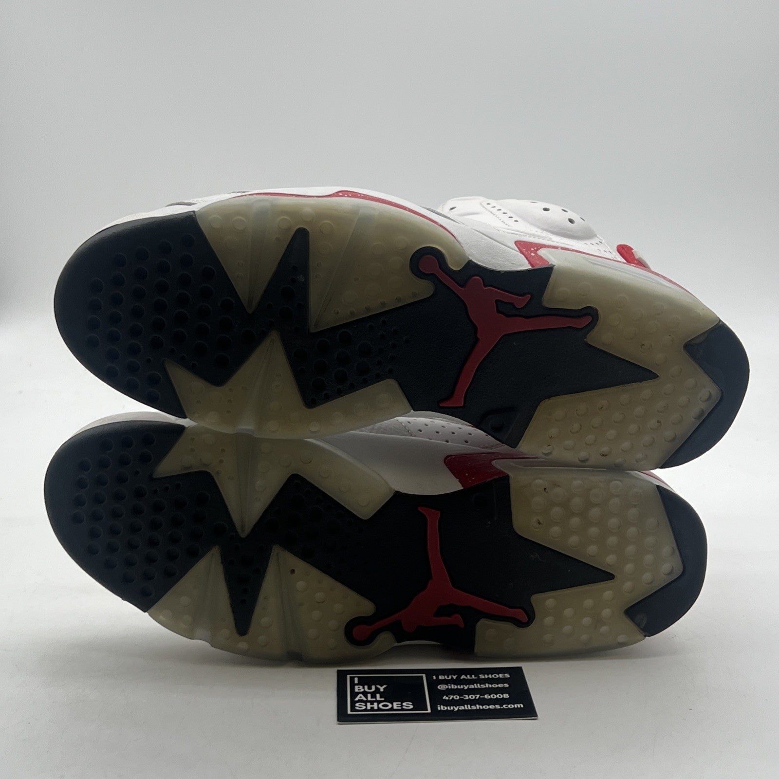 Size 12.5 - Air Jordan 6 White and University Red 2022 (CT8529-162)