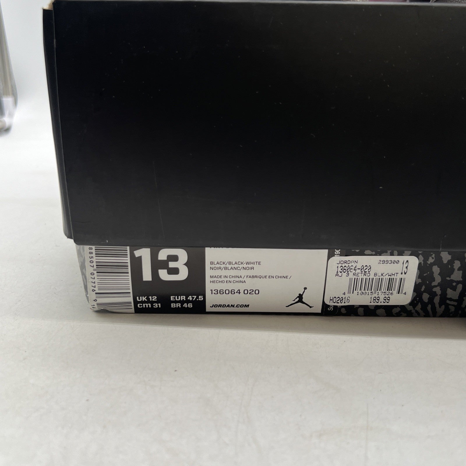 Size 13 - Air Jordan 3 Retro Cyber Monday (136064-020)