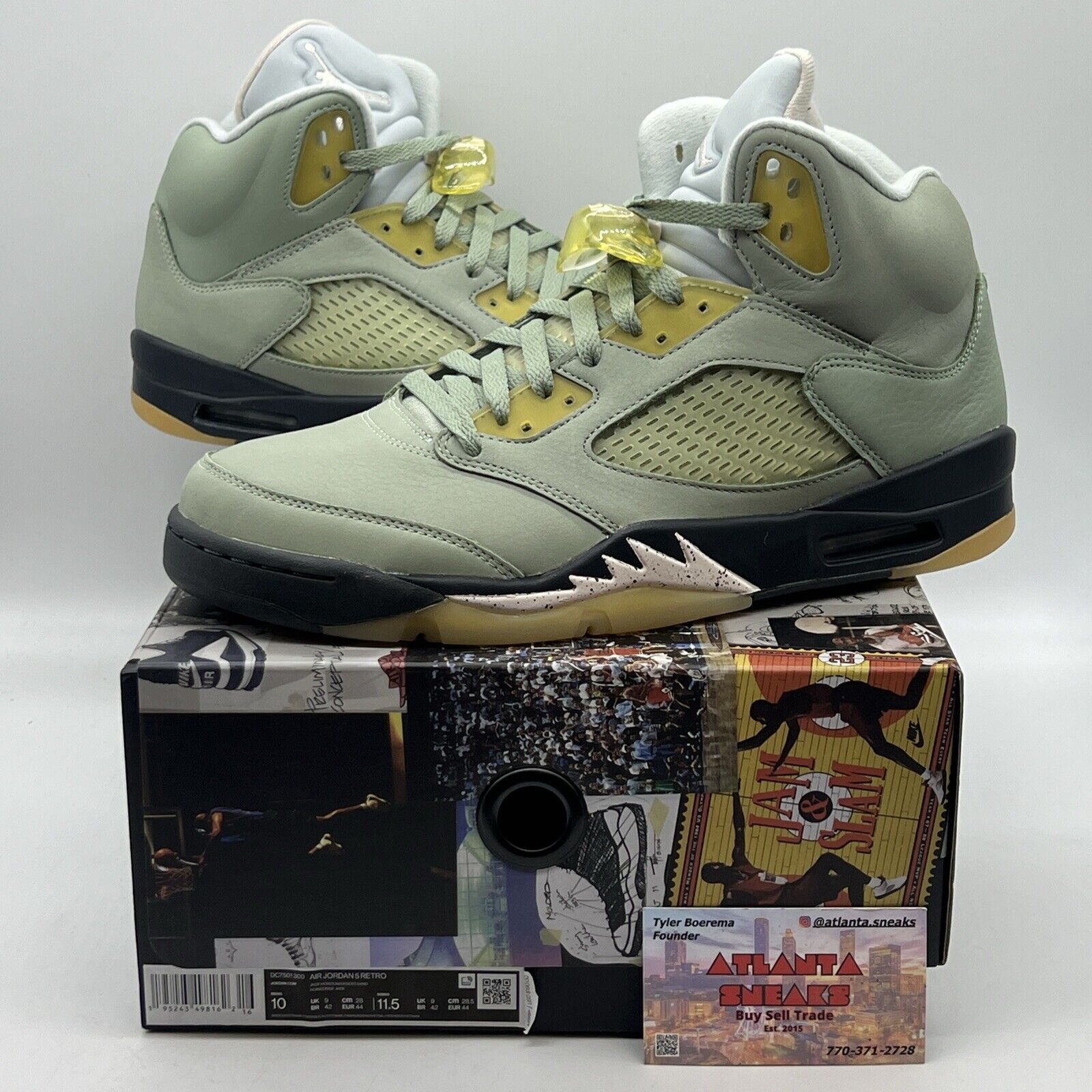 Size 10 - Jordan 5 JADE HORIZON 2022 Brand New Og All