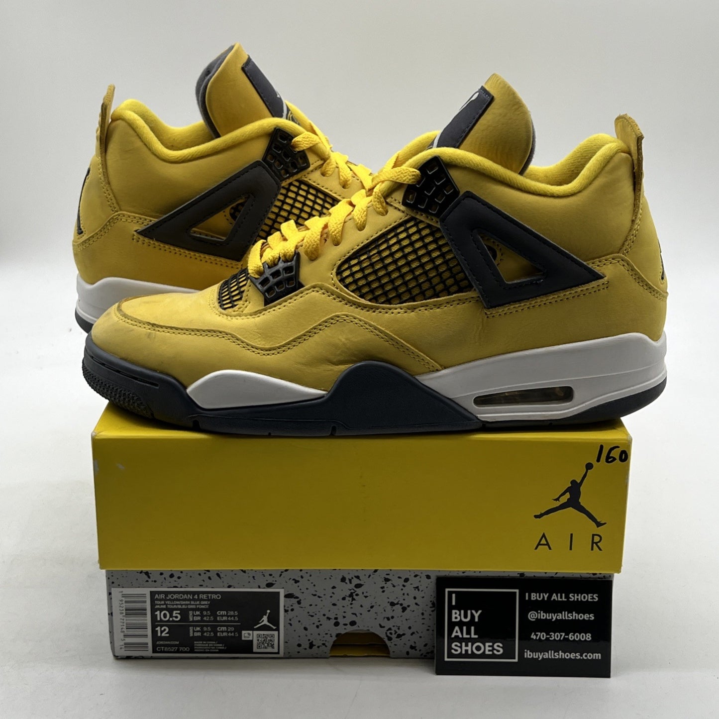 Size 10.5 - Air Jordan 4 Retro Mid Lightning (CT8527-700)