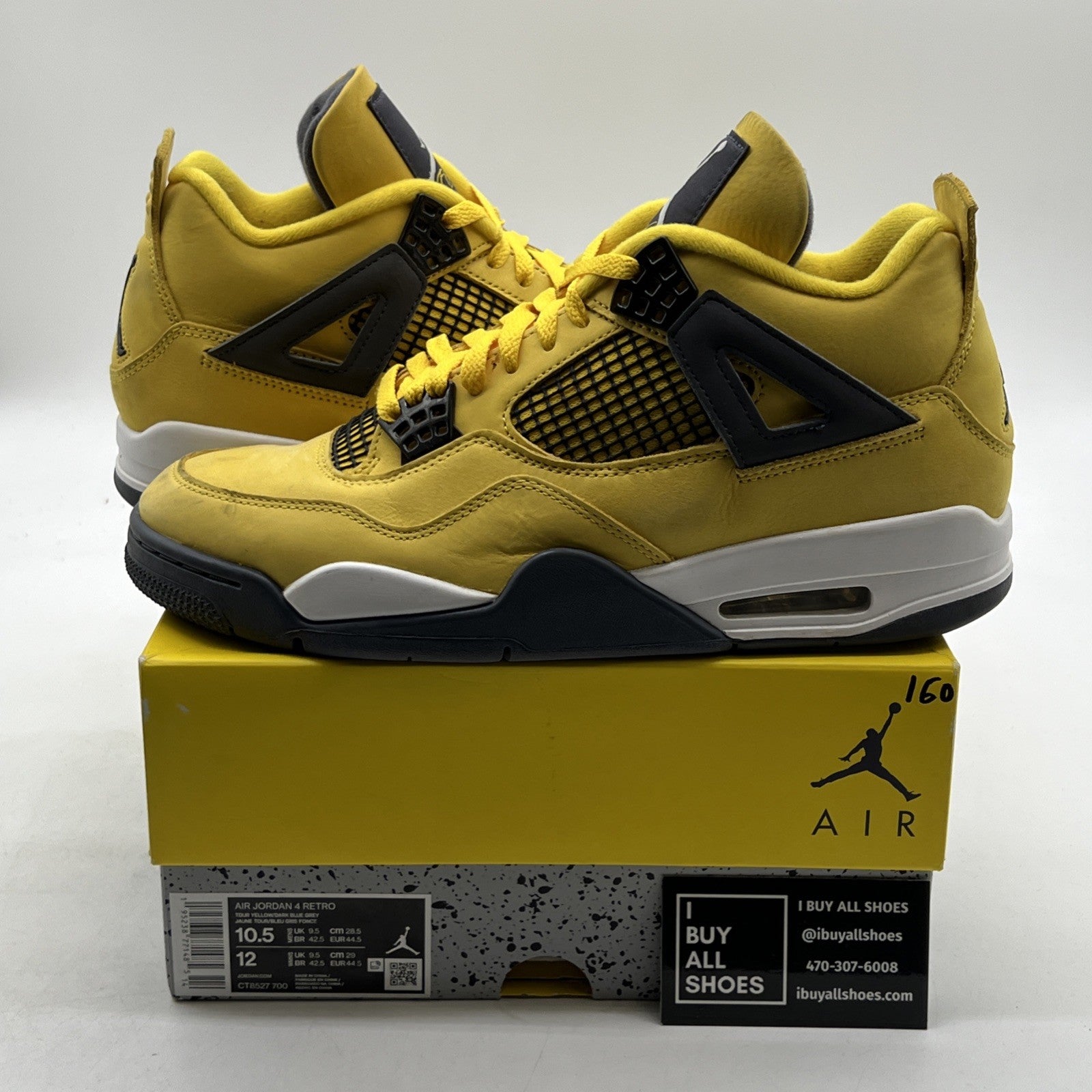 Size 10.5 - Air Jordan 4 Retro Mid Lightning (CT8527-700)