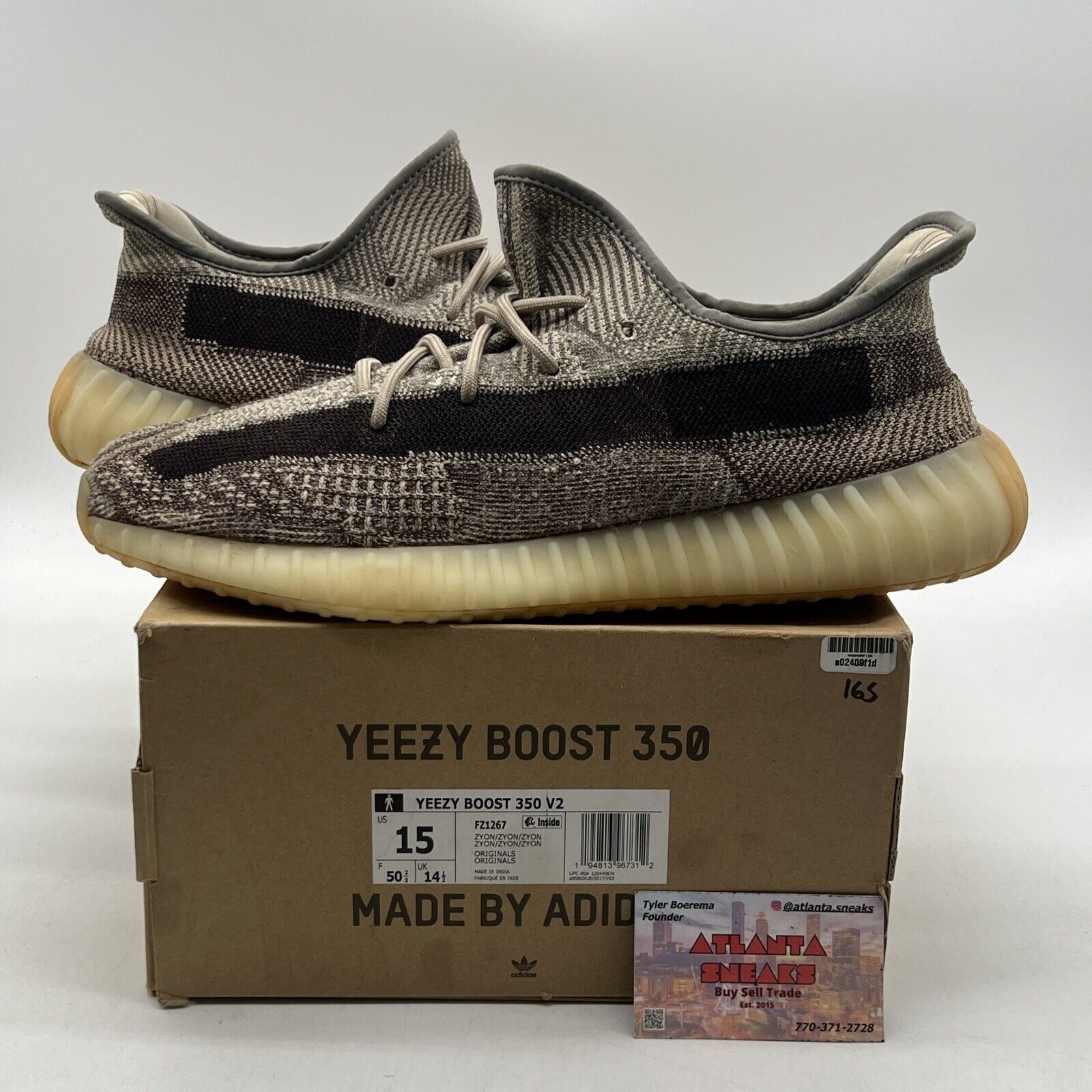 Size 15 - adidas Yeezy Boost 350 V2 Low Zyon Brown (FZ1267)