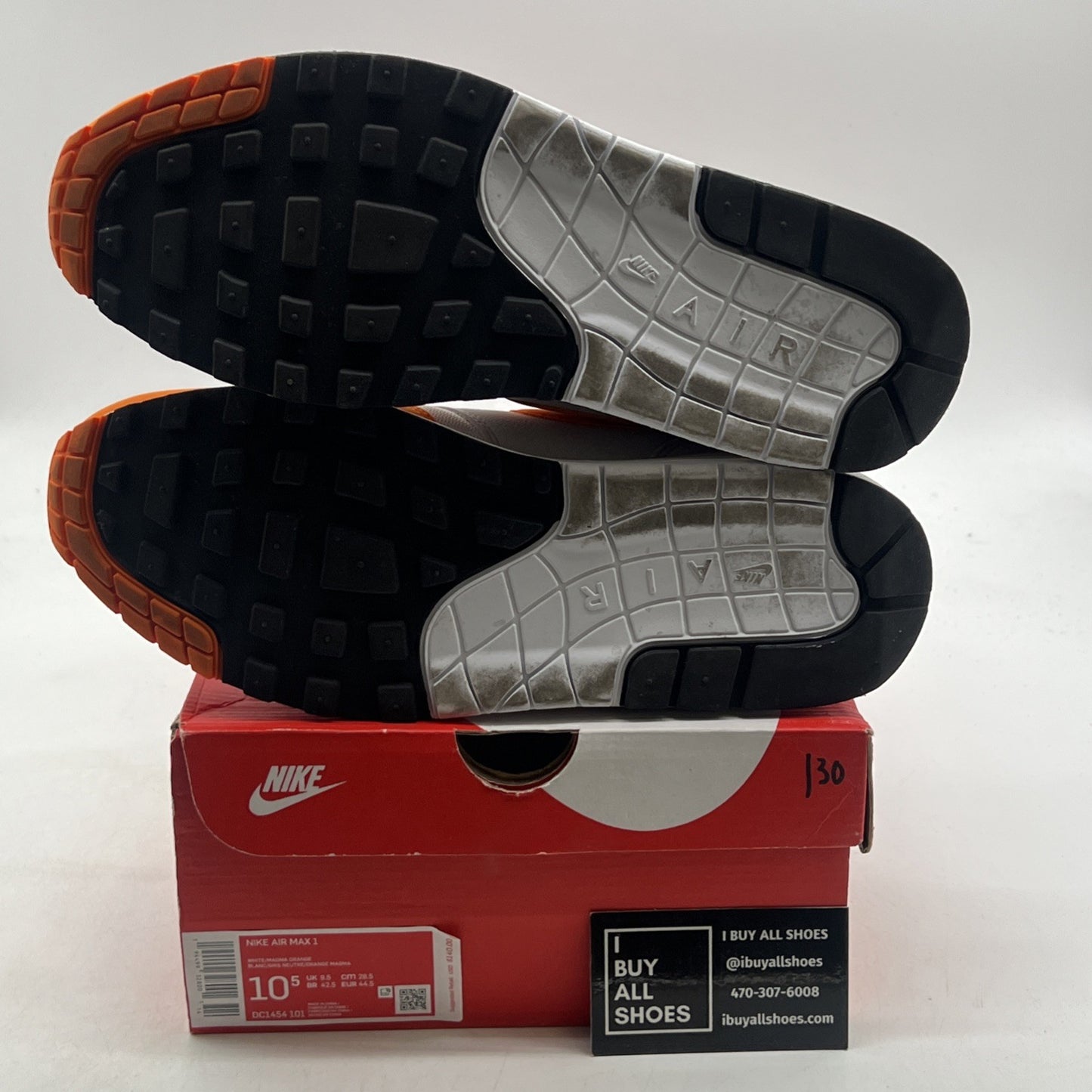 Size 10.5 - Nike Air Max 1 Magma Orange (DC1454-101)