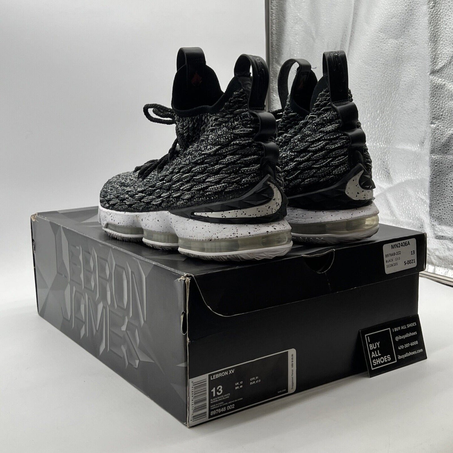 Size 13 - Nike LeBron 15 Ashes - (897648-002)