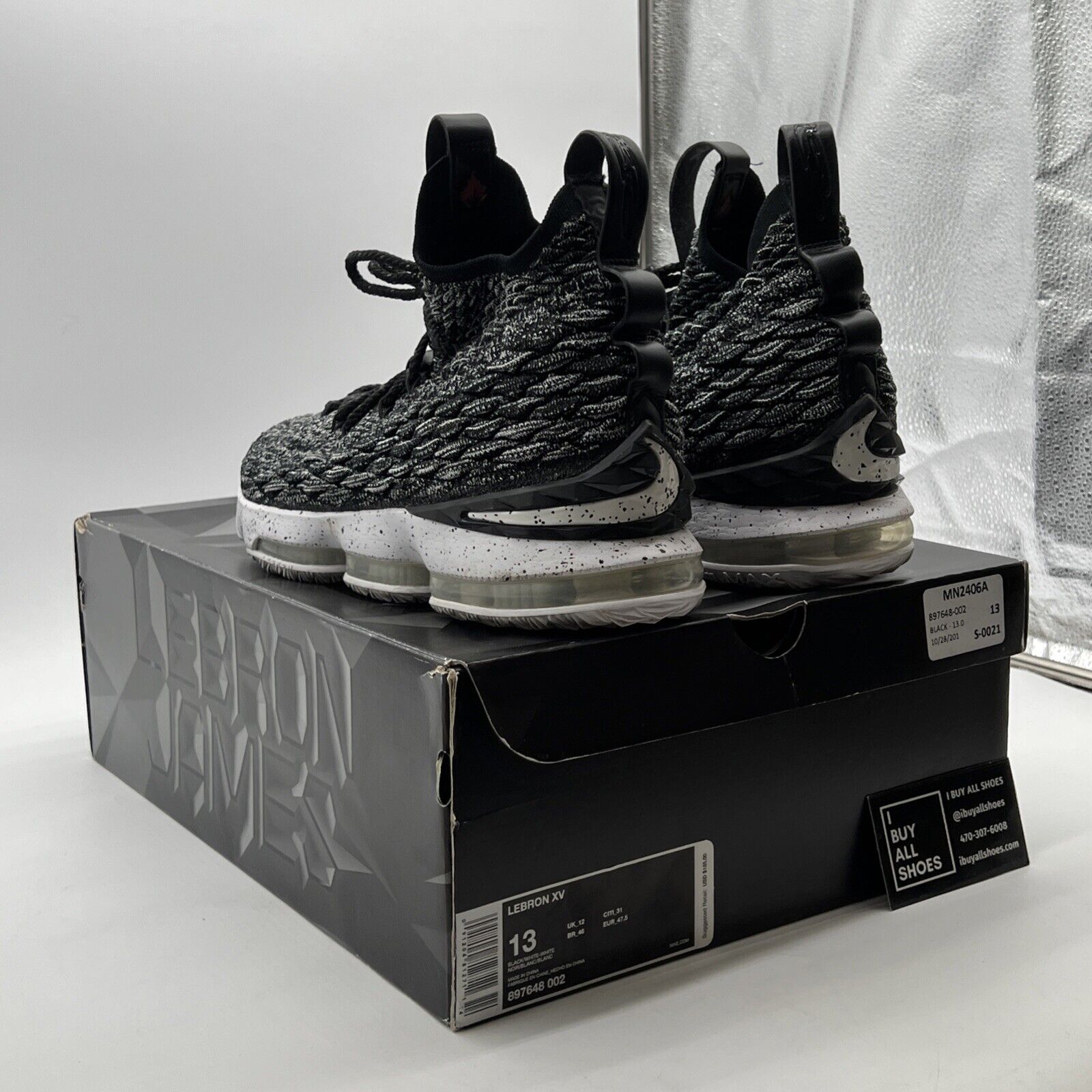 Size 13 - Nike LeBron 15 Ashes - (897648-002)