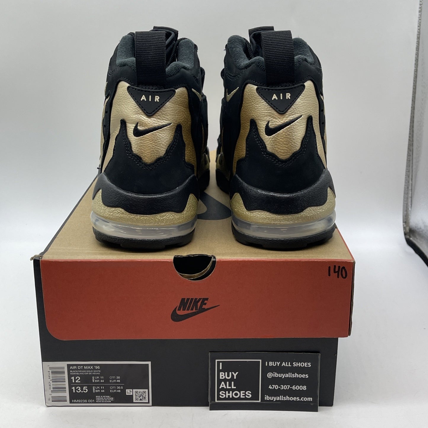 Size 12 - Air DT Max 96 Colorado Home Black Gold Suede (HM9236-001)