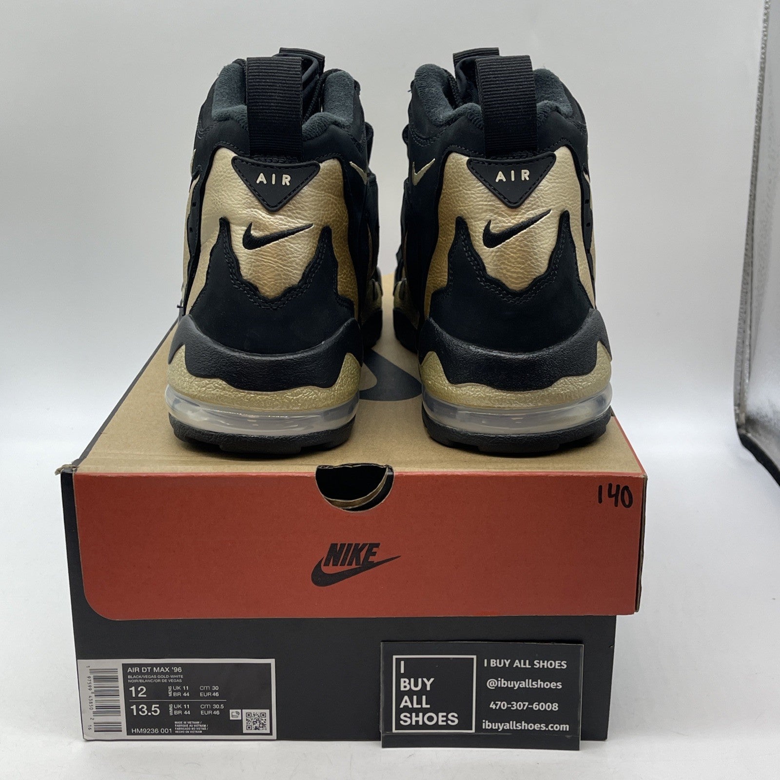 Size 12 - Air DT Max 96 Colorado Home Black Gold Suede (HM9236-001)