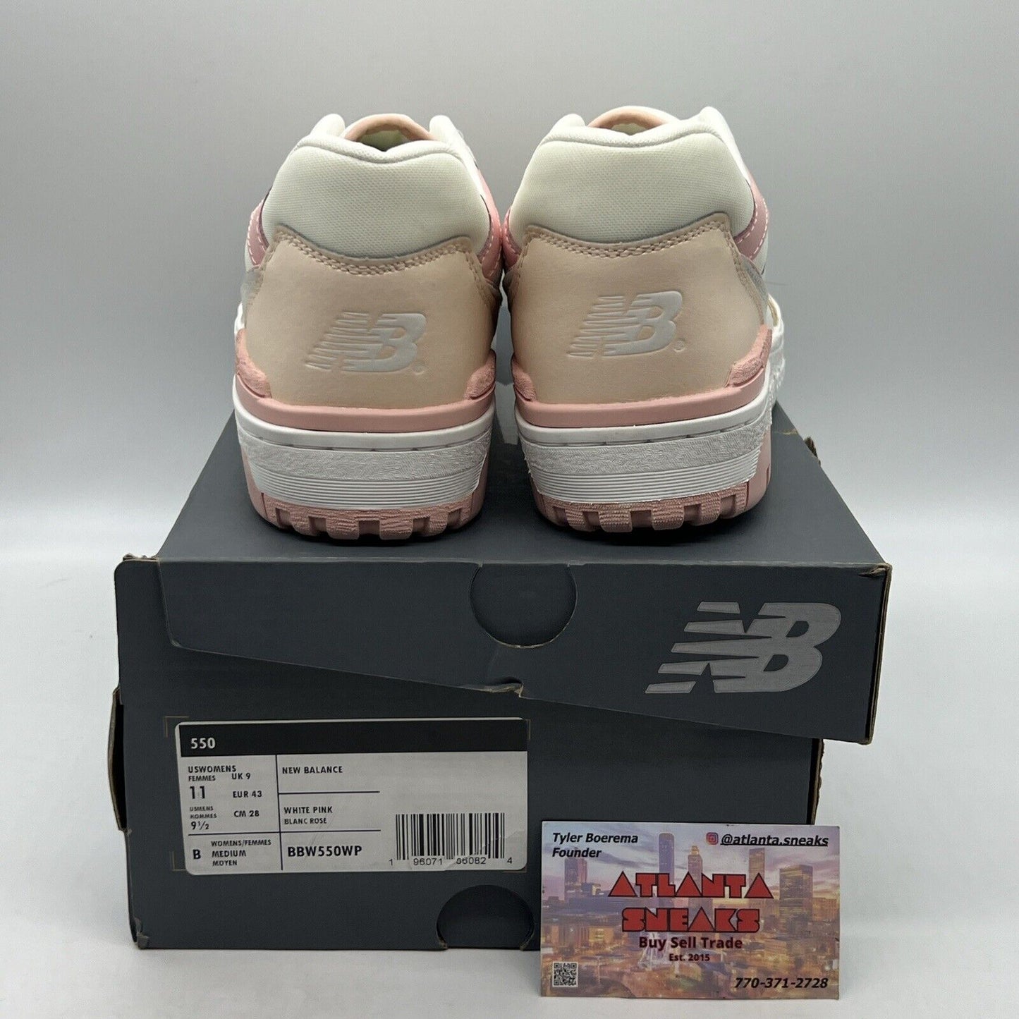 Size 11 - New Balance 550 White Brand New Og All