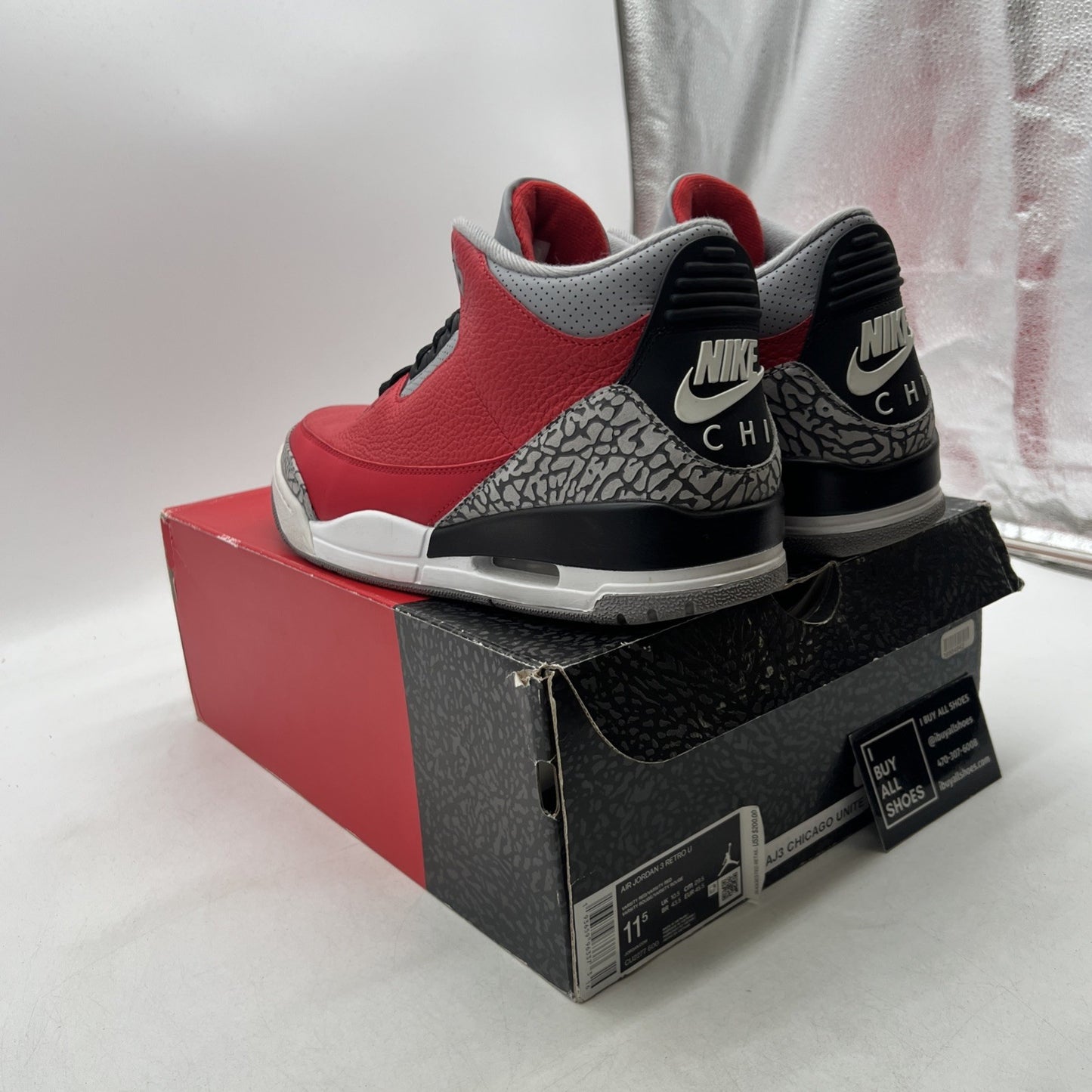 Size 11.5 - Air Jordan 3 Retro SE Unite - CHI Exclusive (CU2277-600)