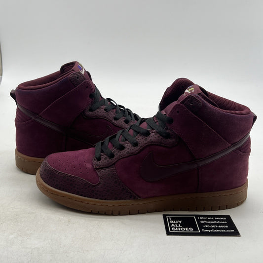 Size 10.5 - Nike Dunk Premium High Red (317892-661)